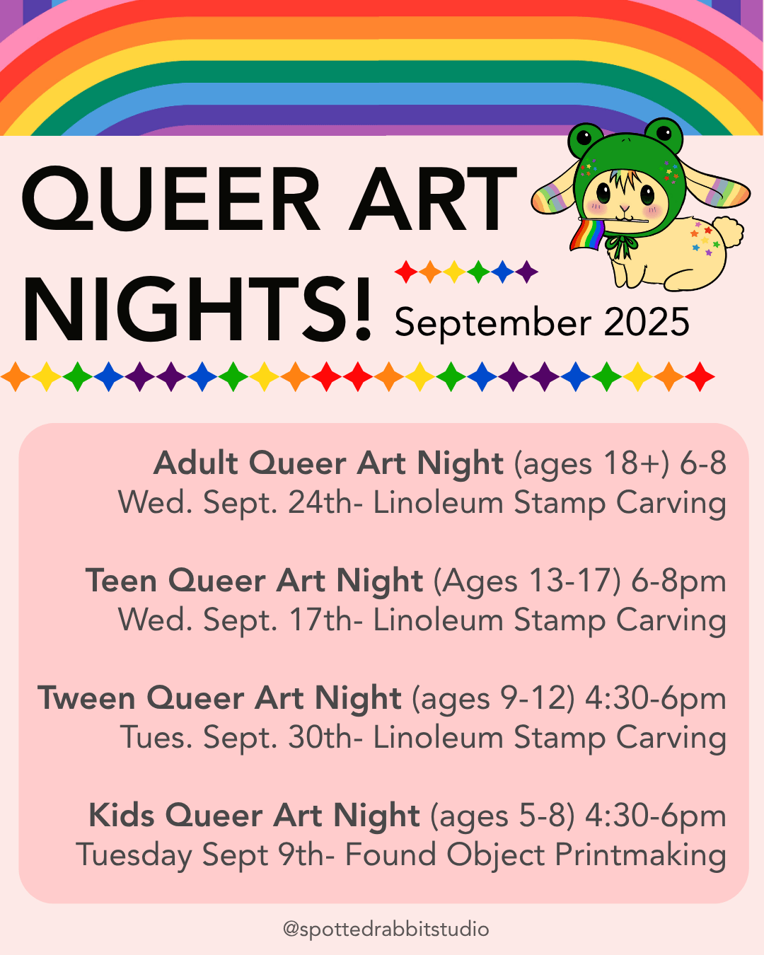 queer art night September updated